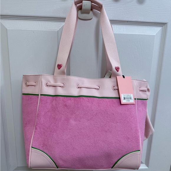 NWT Juicy Couture Pink Strawberry 🍓 Daydreamer Tote in Cherry 🍒 Blossom - Picture 6 of 9